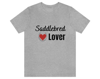Saddlebred minnaar T-shirt met korte mouwen