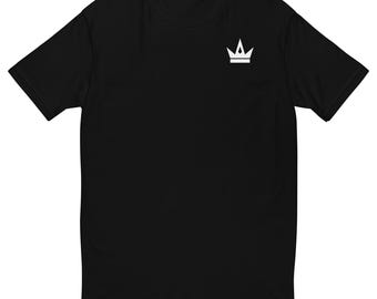 Camiseta de manga corta con corona simple de Sponsey (colores oscuros)