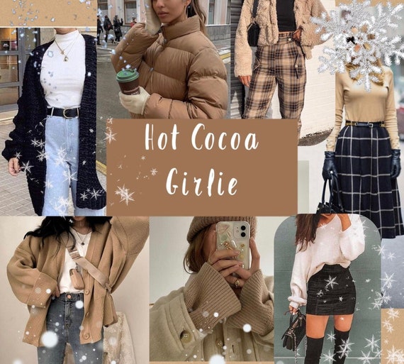 Hot Cocoa Girlie Aesthetic Mystery Box Bundle Clothing Clothes Style Gift  for Her Accessories Winter Cute Clothes Jewelry College School -  Canada