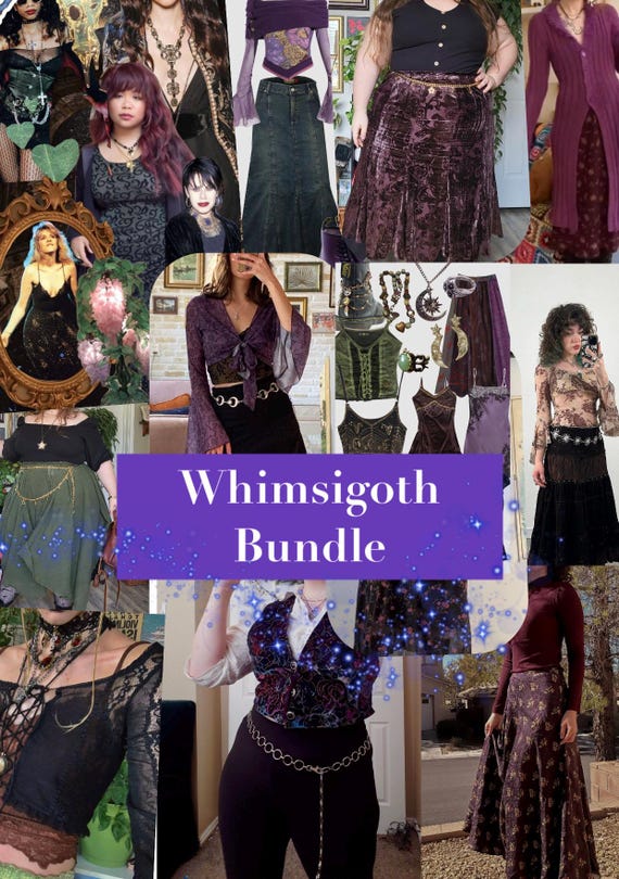 Whimsigoth Core Aesthetic Box Bundle Clothing Cur… - image 1
