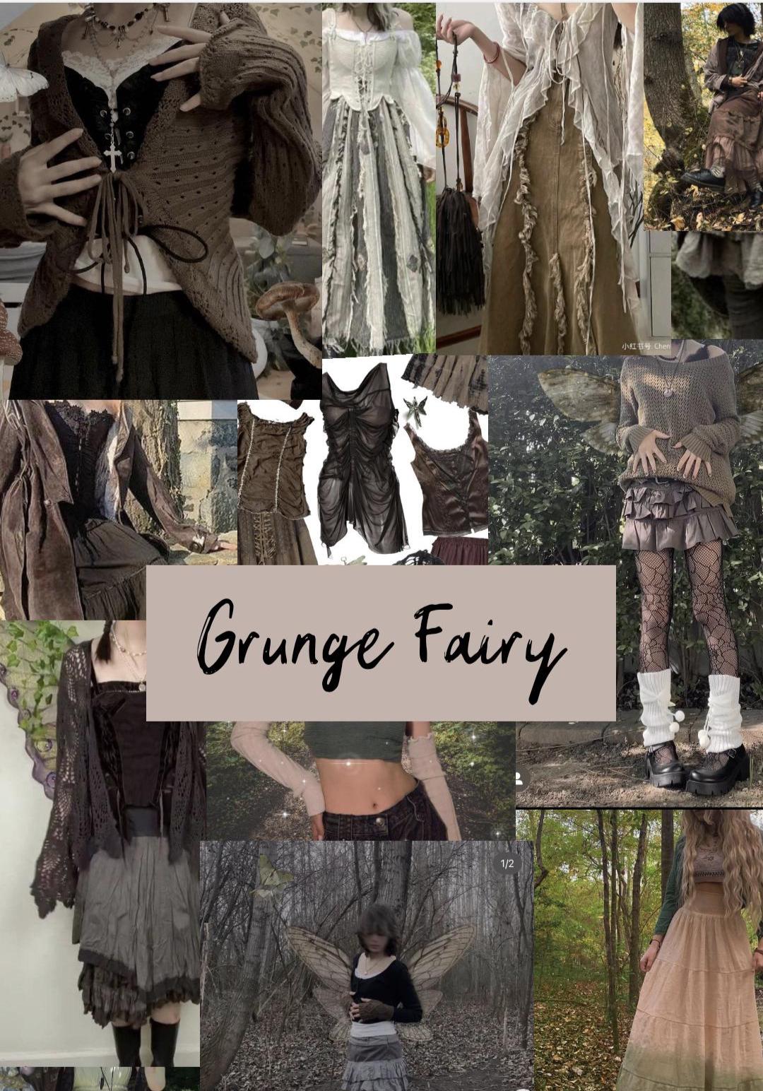 grunge fairycore dresses Dress Green dress