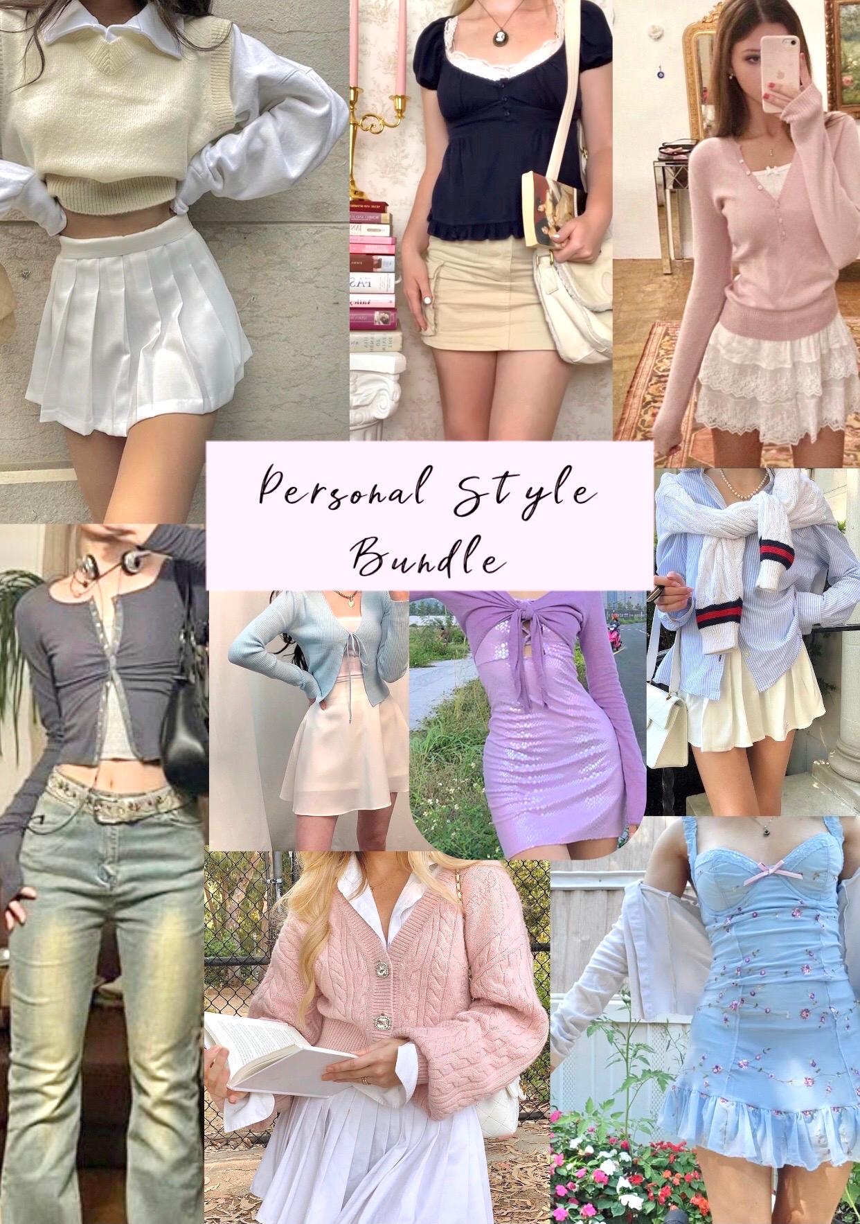 Pinterest Board Personal Style Bundle Aesthetic Box Bundle Clothing Clothes Style Gift for Her Thrift Custom