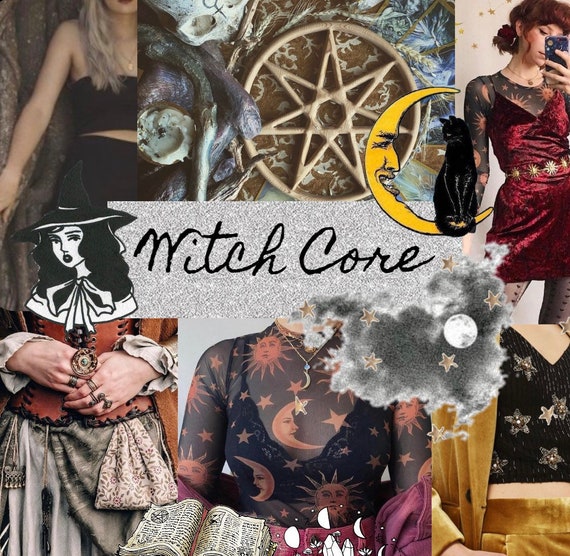 Witch Core Aesthetic Mystery Box Bundle Clothing Clothes Celestial Dark  Goth Gift for Her Accessories Vintage Clothes Jewelry Mystery Box