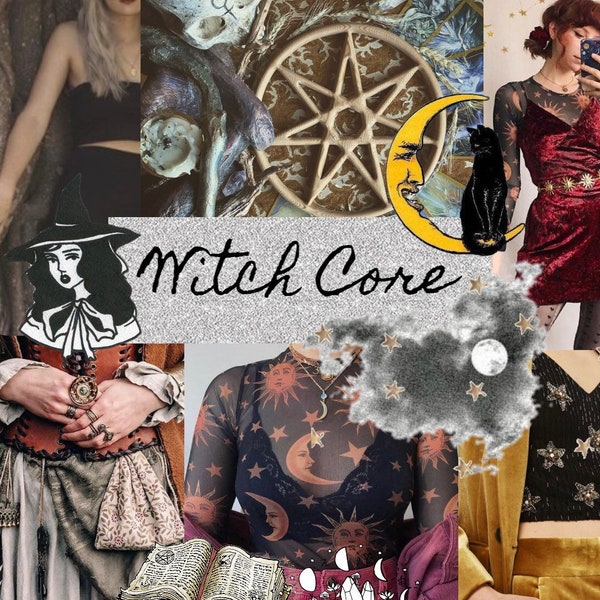Witch Core Aesthetic Mystery Box Bundle Clothing Clothes Celestial Dark Goth Gift for Her Accessories Vintage Clothes Jewelry Mystery Box