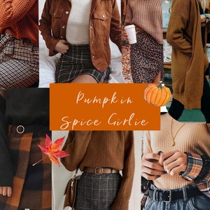 Pumpkin Spice Girlie Aesthetic Mystery Box Bundle Clothing Clothes Style Gift for Her Accessories Old Vintage Clothes Jewelry College School Etsy