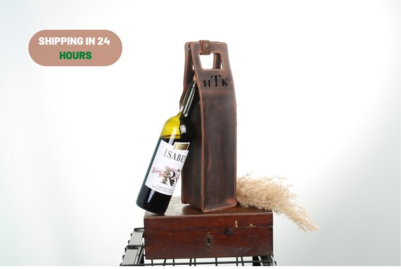 Personalized Wine Bottle Carrier
