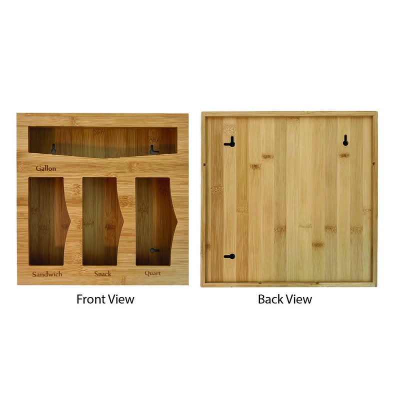 Sandwich Bag Storage Organizer With Wall Mount Capability Etsy