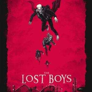 The Lost Boys 1987 Retro Vintage Movie Available in Many Sizes, FRAMED or UNFRAMED Available