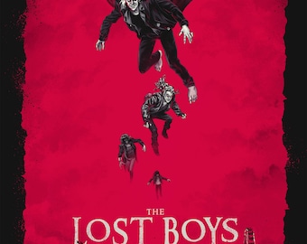 The Lost Boys 1987 Retro Vintage Movie Available in Many Sizes, FRAMED or UNFRAMED Available