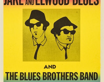 The Blues Brothers 1980 Retro Movie Poster Print