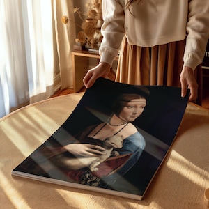 Leonardo da Vinci – "Lady with an Ermine" (c. 1490) | Fine Art Print or Canvas | Framed & Unframed | Multiple Sizes