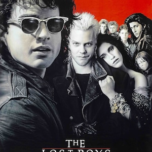 The Lost Boys 1987 Retro Vintage Movie Available in Many Sizes, FRAMED or UNFRAMED Available
