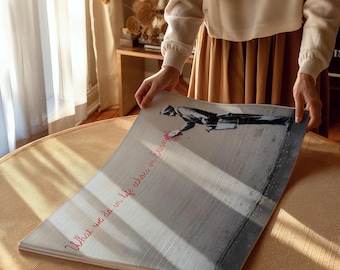 Banksy 'Life Echoes' Canvas Print - Framed Wall Art