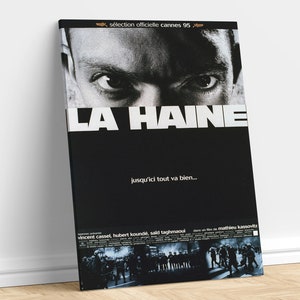La haine 1995  Movie &quot; Canvas Art Decor &quot; Available in Many Sizes
