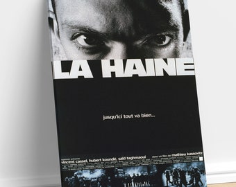 La Haine Movie Poster, the Hate, La Haine Print, Vincent Cassel