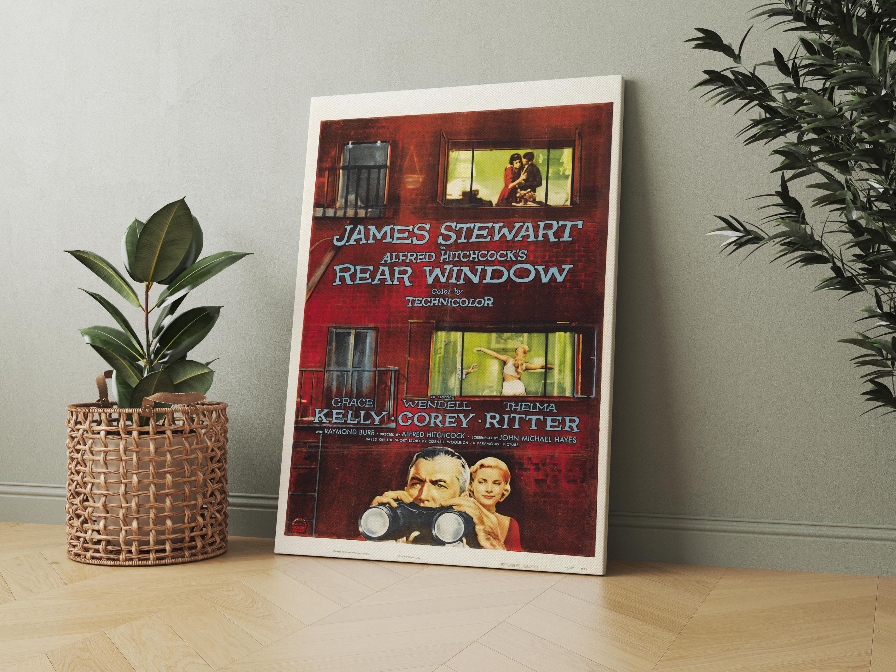Rear Window 1954 Retro Movie Poster Available in Many Sizes, FRAMED or ...