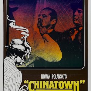 Chinatown 1974 Jack Nicholson Retro Movie Poster Available in Many Sizes, FRAMED or UNFRAMED Available
