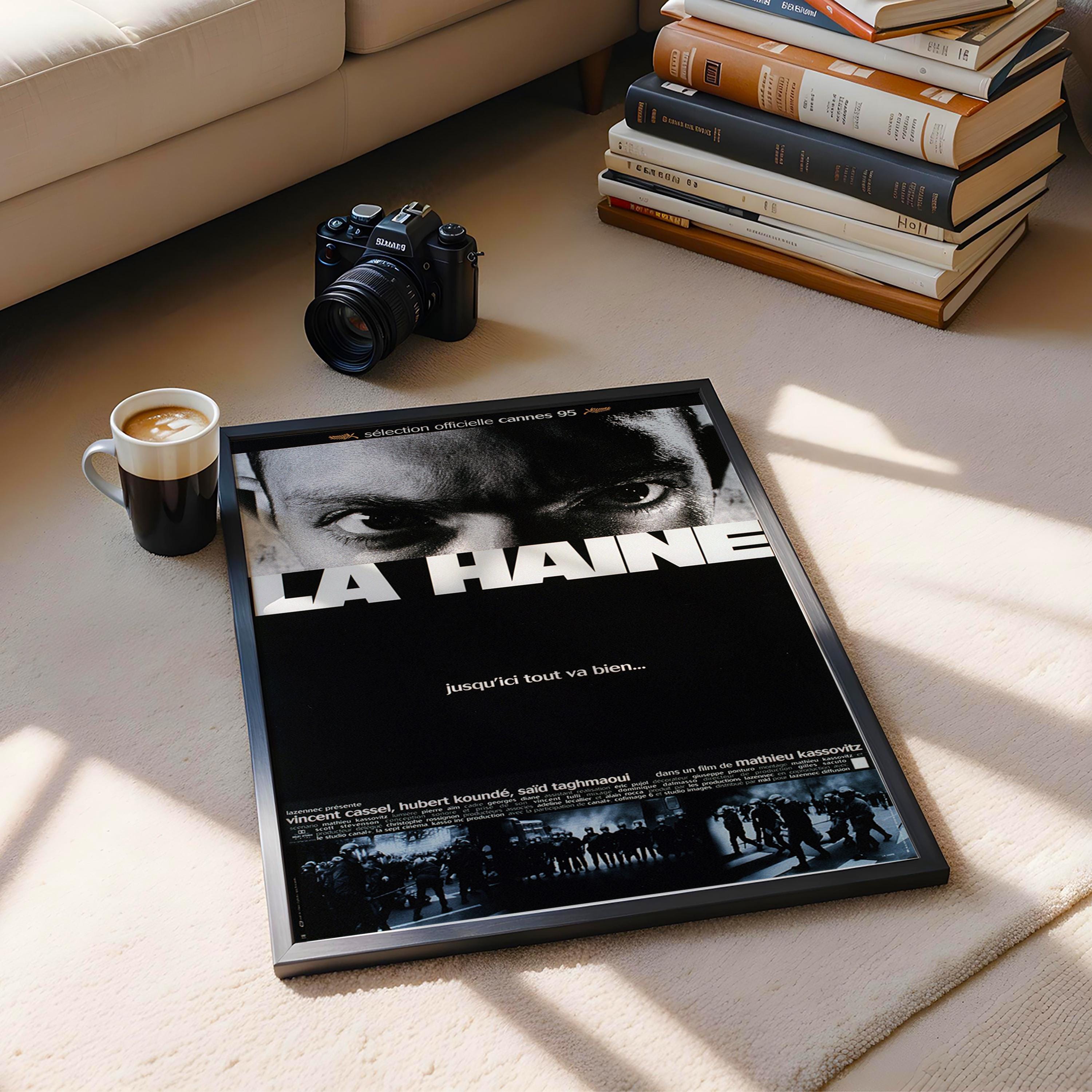 【額縁付き】LA HAINE ラエーヌ A2ポスター La Haine 1995 Movie Poster Print Available Many Sizes