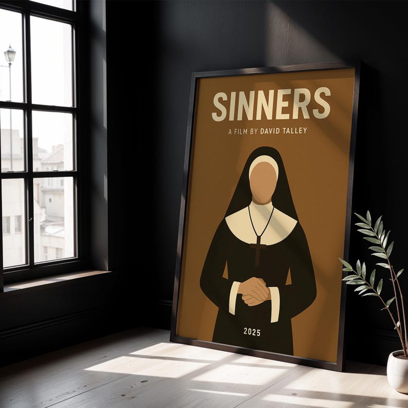 Minimalist Faceless Portrait Movie Posters | Classic Horror Film Art ...