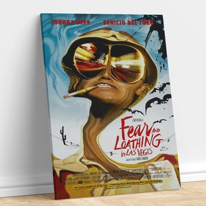 Fear and Loathing in Las Vegas Movie Poster Canvas Art