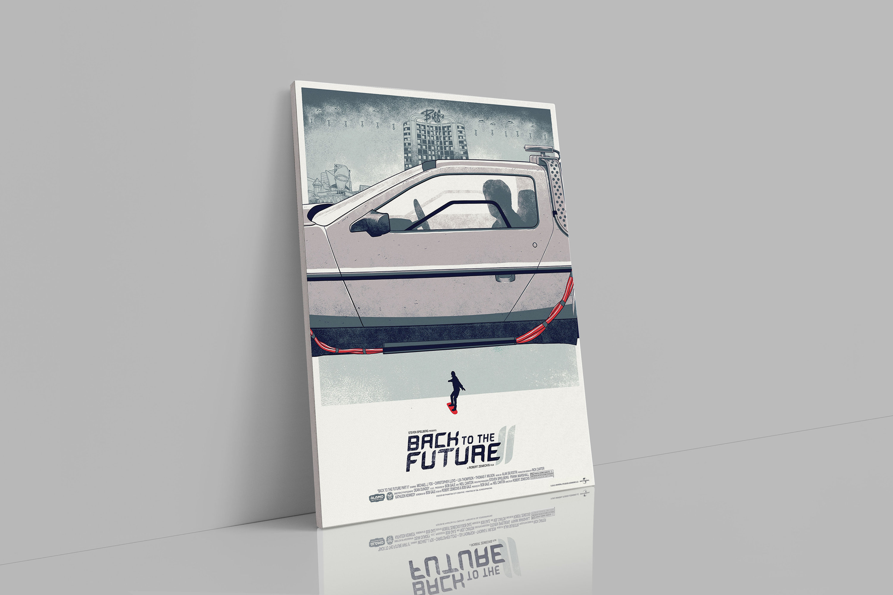 Back to the Future Wall Decor Canvas Art Available Set of 3 or Each