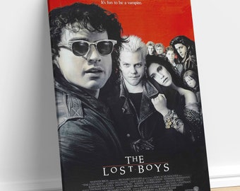 The Lost Boys Movie Poster: Retro 1987 Canvas Art