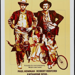 Butch Cassidy and the Sundance Kid Movie Available in Many Sizes, FRAMED or UNFRAMED Available