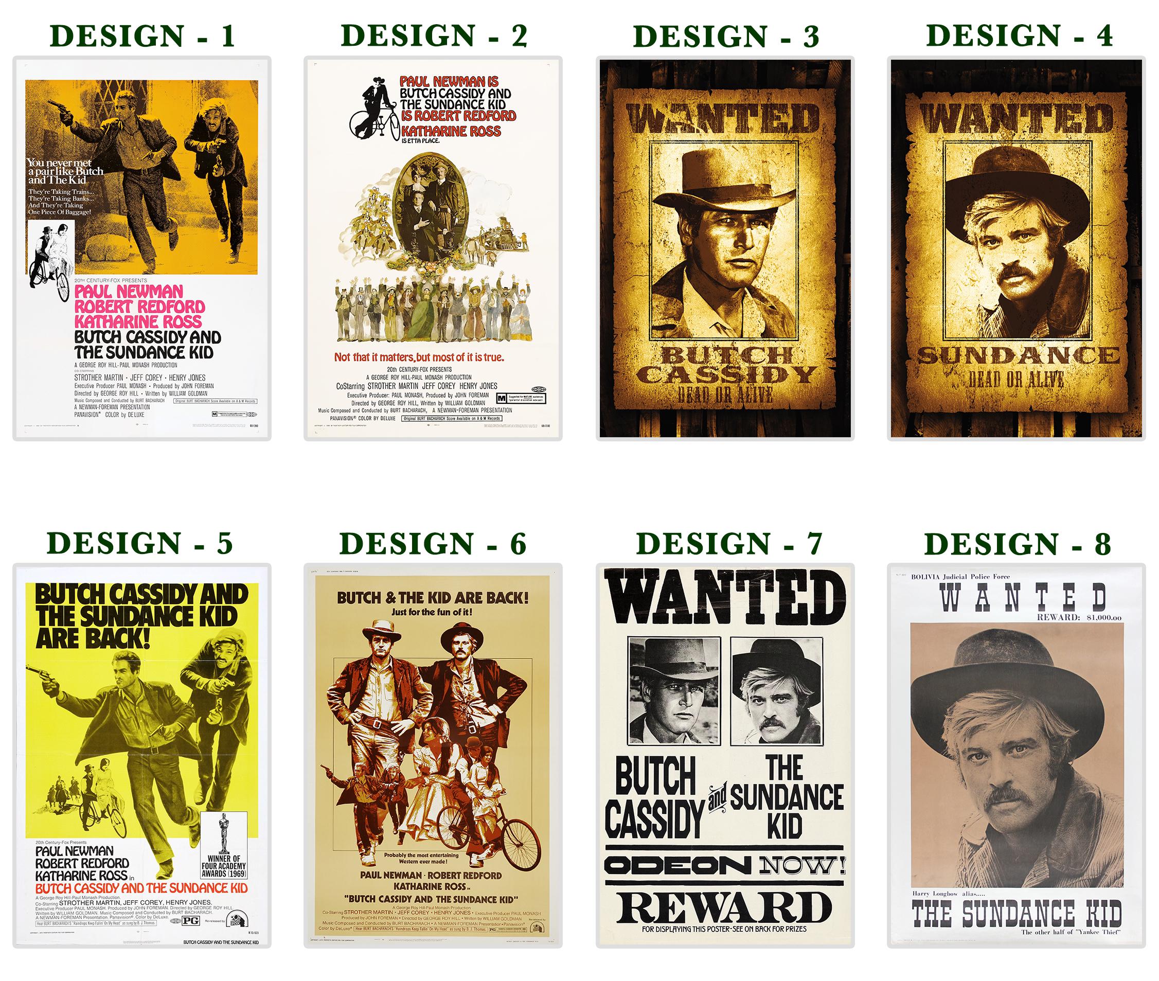 Butch Cassidy and the Sundance Kid Poster | Vintage Western Art