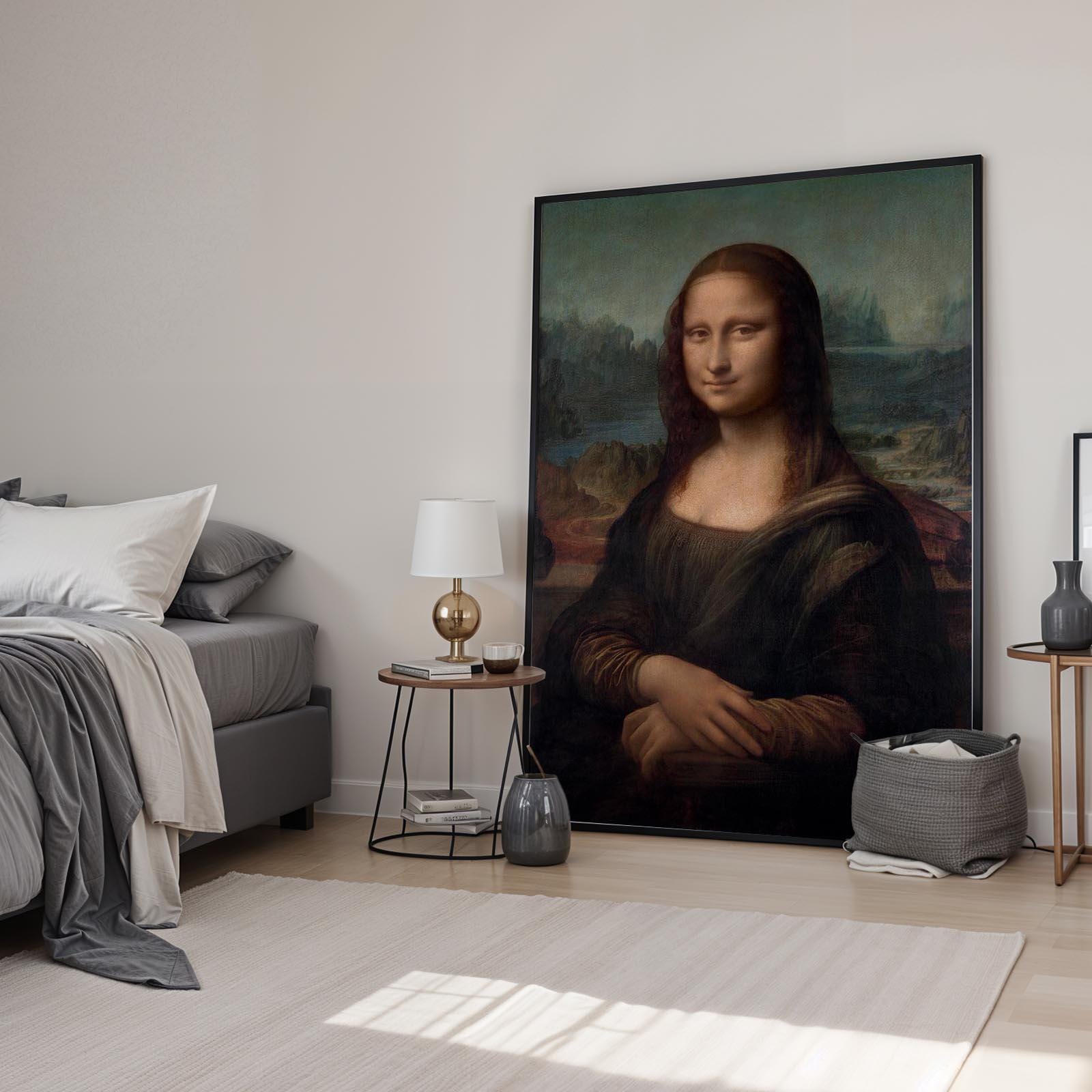 da Vinci: Mona Lisa, Détail des mains. Impression d'art, Tableau sur toile