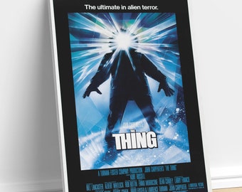 The Thing 1982 John Carpenter Classic Movie Canvas Art Available in Many Sizes