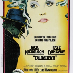Chinatown 1974 Jack Nicholson Retro Movie Poster Available Many Sizes, FRAMED or UNFRAMED Available