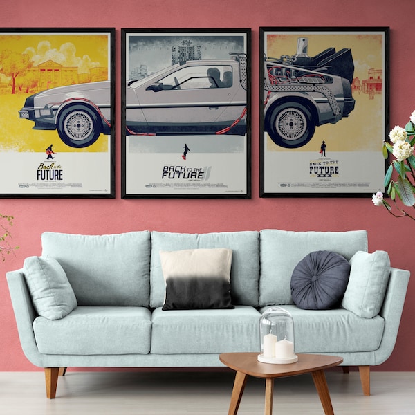 Back to the Future Posters – Complete Trilogy Set or Singles | Framed & Unframed