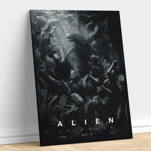 Alien: Covenant 2017 Cult Movie Canvas Decor Art Available in Many Sizes
