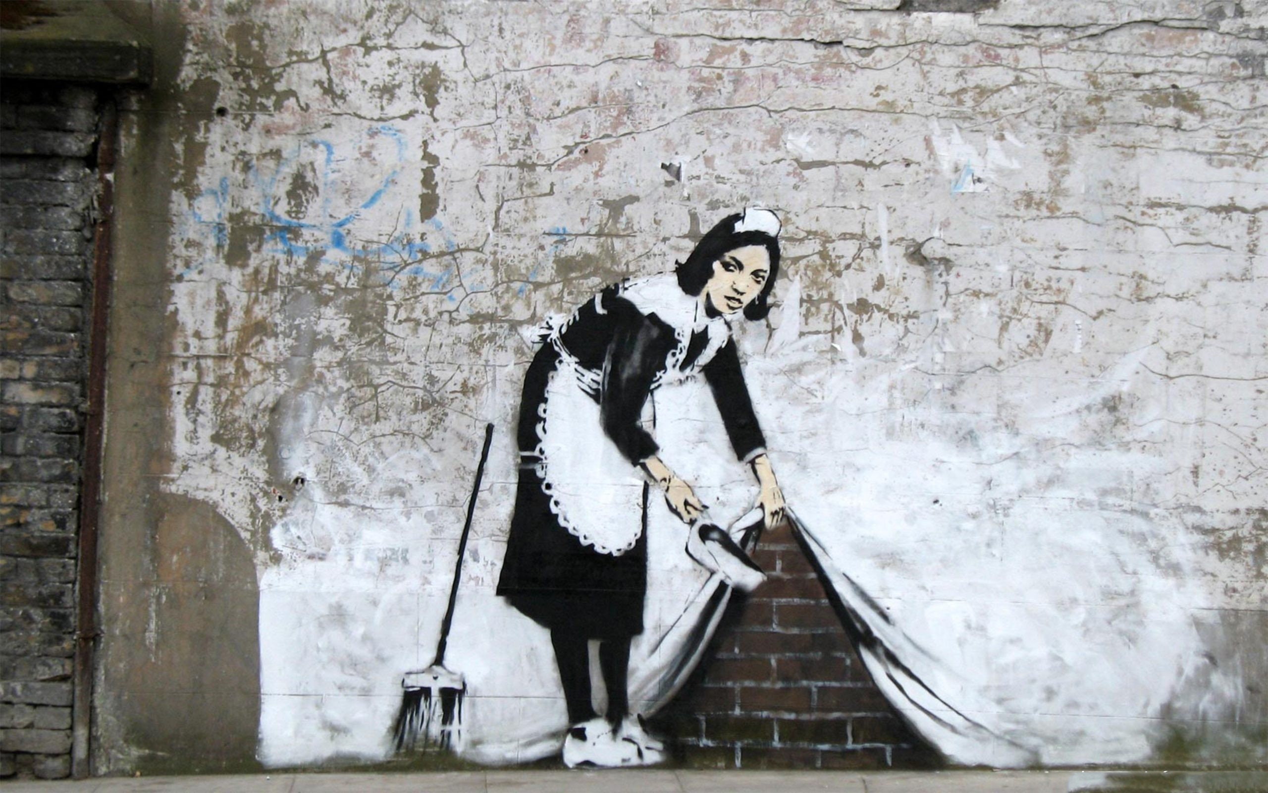 Banksy Vinyl Wandtattoo Möchten Sie Größe Erreichen, Graffiti