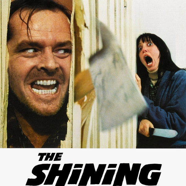 The Shining 1980 Movie Poster | Canvas | Classic Movie Framed Print, Wall Art, Movie Art in  in Various Sizes