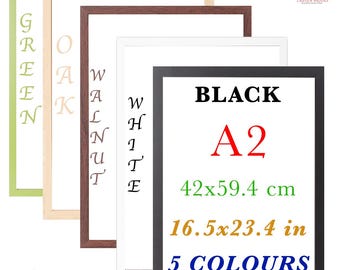 A2 Poster Frame: Modern Wall Art Decor, UK Made, Gift Box