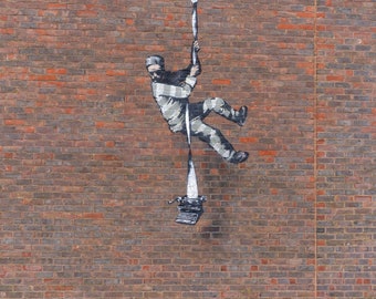 Banksy Escape Reading Prison Street Art, Poster Print Available in Many Sizes, FRAMED or UNFRAMED Available