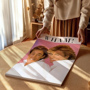 George Michael Wham Poster – Available Framed or Unframed in Multiple Sizes