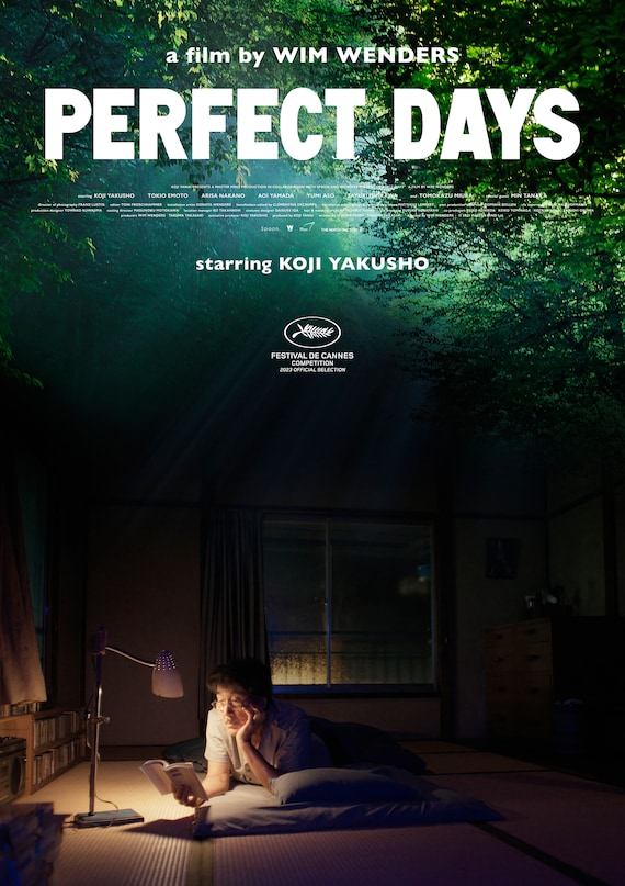 サイレンSIR【片面印刷】PERFECT DAYSポスター Perfect Days 2023 Movie Poster | Canvas | Perfect Days Framed