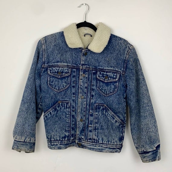 Vintage Brittania Sherpa Jean Jacket 1990s