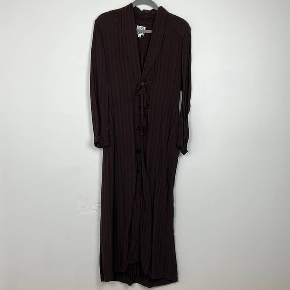 Johnny Was Vintage Brown Midi Dress - image 1