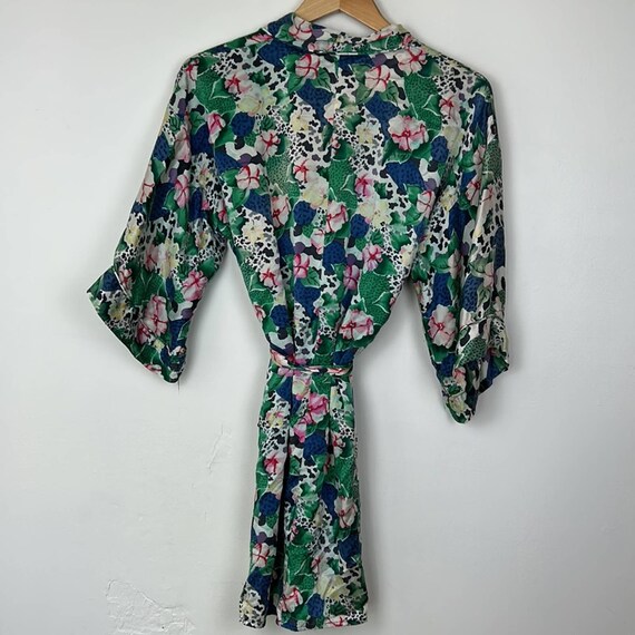 Vintage Victoria’s Secret Silk Robe & Slip Set - image 6