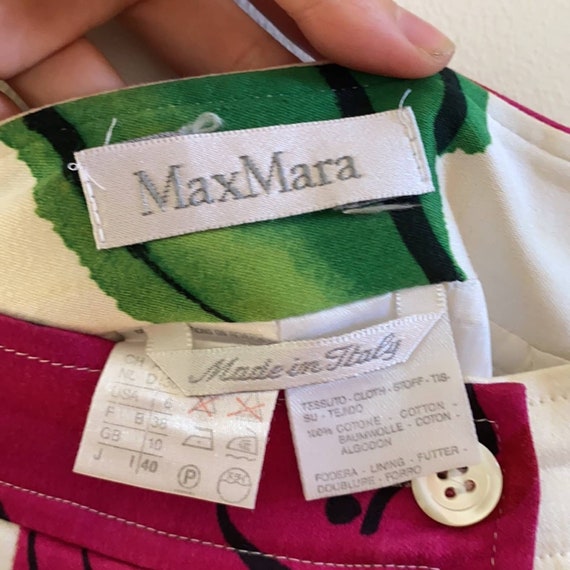 Vintage MaxMara Floral Skirt Suit Set - image 6