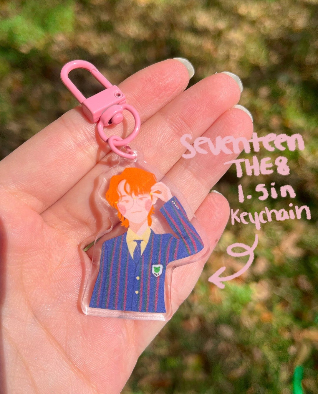 SEVENTEEN The8 Minghao Acrylic Charm Keychain Etsy