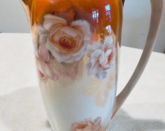 Porcelain Coffee Hot Chocolate Pot 1930’s