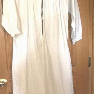 Vintage 1800&#39;s nightgown handmade with detailed handwork on bodice.
