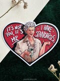 BG3 Astarion vinyl sticker, funny iconic Sasstarion Baldur's Gate 3 stickers, valentines rejection sticker product logo