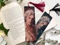 BG3 Astarion bookmark, double sided matte handmade book mark product logo