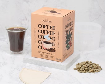 kit de torréfaction du café - torréfier votre propre café frais à partir de six types de grains de café différents