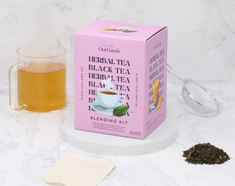 tea blending kit - blend your own tea and infusions from high-quality teas and natural botanicals